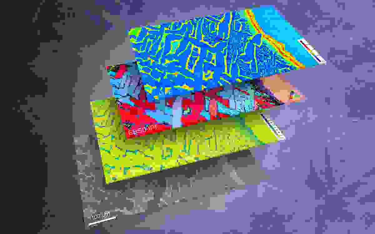 Layered material analysis techniques with graphs for mechanical property correlation.