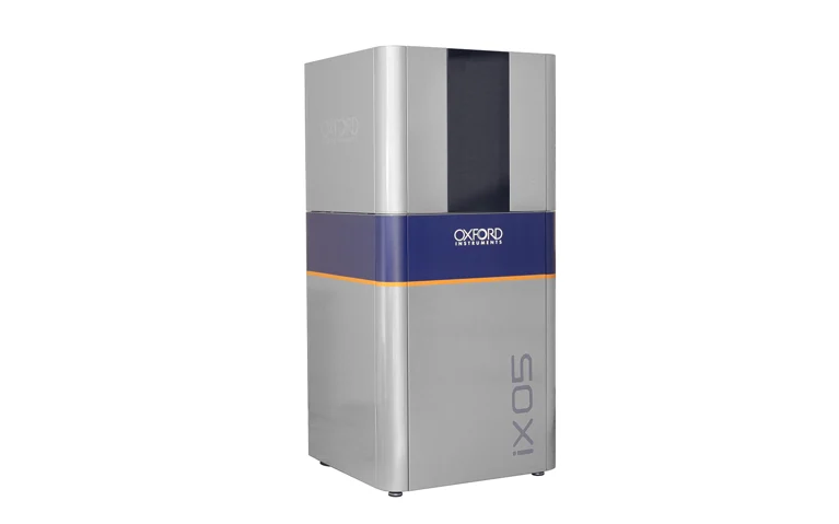 <p>iX05 nanoindenter for material property analysis in operando conditions. Isometric view with vacuum chamber closed.</p>
